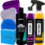 Kit Para Lavar Moto Pneu Pretinho Shampoo V-Floc Cera Tok Final Carnauba Vonixx 500ML Luva e Pano Microfibra