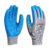 Luva Imbat Tricotada com Banho Palmar em Latex Azul Tamanho 9 – Embalagens com 12 Pares