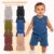 Kit 10 peças Regata Bebê de Menino Minimalista Monocromático Verão Infantil Menino Basico ou 6 Peças Roupa de Calor