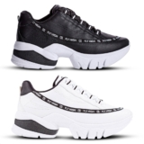 Tênis Ramarim Fly High Feminino Branco e Preto Confortável Moda Casual