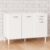 Balcão 120cm 3 Portas 1 Gaveta Branco  – Poquema