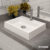 Cuba Pia de Apoio Sobrepor Retangular 47×37 Banheiro Lavabo Beltempo BT-2727