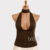 Blusa Cropped Amarraçao Multiformas Decote Forado Festa Moda Gringa Decotado Suplex Sexy Sustentaçao