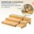 Rack Organizador Extensível De Bambu Escadinha  3 Níveis Suporte Porta Temperos Condimentos Ou