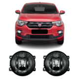 Par Farol de Milha Fiat Mobi 2016 a 2023 Vidro