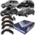 Jogo Sapatas Lonas Freio Traseiro Syl Agile Corsa Classic Wind Milenium Wagon Joy Maxx Premium