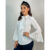 Blusa Manga Longa Feminina Secretaria Em Crepe Sku:bml12