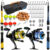 Kit de Pesca Completo 2 Vara 1,70m Com Molinete e Acessorios e Maleta