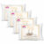 Kit 4 Travesseiro Pluma de Ganso Luxo Descanso Antiacaro 70x50cm Toque Macio Sintético