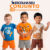 Conjunto Bebê Masculino Menino Infantil Verão Manga Curta Tamanho 1 ao 8 – Roupa Confortável para Bebê Masculino L02