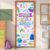 Capa De Porta Escolar Infantil Decorativa Tecido Sublimado Com Elástico 0,85×2,10m