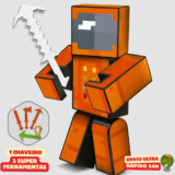 Boneco Zoom Turma do Problems 15cm Articulado Acompanha 3 Ferramentas Youtuber Algazarra