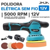 JMJN Polidor Sem Fio Elétrico Lixadeira Politriz Polidora Automotiva Polimento Carro Enceradora Wetoke 1 ou 2 Baterias