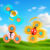Kit 3 Spinner Baby Brinquedo Infantil Chocalho Giratório Com Ventosa Bebê Banho