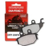 Pastilha de Freio Traseira P/ Dafra Next 250 / Nh 190 2020-2025 Diafrag