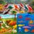 Kit 36 Animais Da Fazenda Marinho Dinossauro Brinquedo Cenário Faz de Conta Infantil Dutoys