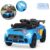 Mini Carro Elétrico Infantil Esportivo 12V Azul Com Controle Remoto Função Música E Luzes LED – Importway