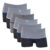 Kit 6 Cuecas Boxer Infantil Sem Costura Rafa Parize RP Meninos Criança Microfibra Sortida