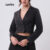 Lovito Blazer Social Cropped com Botões Feminino JKB441BRL470