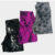 Kit 3 Shorts Marmorizado Roupa Fitness Cintura Alta Feminino Tie Dye Zero Transparencia Academia