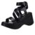 Sandália Feminina Plataforma Flat Salto Anabela Shekinah Tiras Cruzadas Leve Confortável Macia Moda