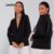 Lovito Blazer Elegante Casual Trabalho Botões Feminino BZB595BRL625BK