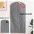 Capa Protetora Terno/ Vestido/Roupas Com Visor  TNT com Ziper Organizador Guarda Roupa