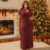 Vestido Longo Plus Size Decotado Vestido Liso Madrinha Casamento 44 ao 56 Elegante Curve Comfy