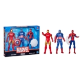 Pack Marvel Vingadores Homem De Ferro, Capitão América E Homem Aranha – Hasbro F1394