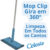 Mop Clip Celeste Limpa Cozinha Lavanderia Banheiro Casa Arrumada