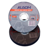 10 Unidades Disco De Corte Inox 4.1/2″ (115X22mm) Algom