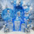 Capa Painel + Trio Cilindro Tema Frozen Elsa Festa Infantil Princesa do Gelo Decoração Lançamento