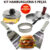 Kit Conjunto Hamburgueria Restaurante Modelador Hambúrguer Ovo Espátulas Aço Inox Abafador Alumínio