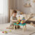 Mesa Mesinha Infantil Educativo 100 Blocos de Montar