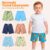 Kit 5 Bermuda Tactel Sortidas Shorts Menino Infantil Masculino Moda Praia Escolha entre Kit de 1 ou 4  Unidades