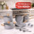 Conjunto de Panelas 10 Peças com Indução ou a Gás Ceramic Life Eays Cinza Gris Brinox