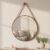 Espelho Decorativo Redondo Adnet de Parede Escritório Sala Quarto Escandinavo 60cm + Suporte Pino