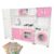 Kit Educativo Cozinha Infantil Completa com Geladeira e Máquina de Lavar