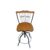 Banqueta Bistrô 70 cm Regulável e Giratória | Ferro e Madeira para Balcão Oferta Relâmpago