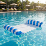 Boia Rede Flutuante 120x70cm Importway Para Piscina E Praia Azul
