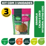 Kit Granola Cacau E Coco Integral Vitao 250G – 3 Unidades