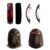 Presilhas Para Cabelo Fivela Metal Mola Clip Preta Marrom Geométrica