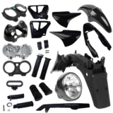 Kit Carenagem Plástico CG 150 Titan 2004 até 2008 Wester Painel Farol Paralama Traseiro