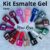 Esmalte em Gel Lirió Kit com 5  UN Led Uv Lindas Cores 15ml