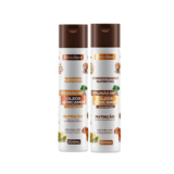 Kit Duo Shampoo 300ml + Condicionador 300ml Explosão de Óleos Africanos bn.Cachos