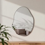 Espelho Orgânico De Parede Sala Lavabo 55x75cm – Mod Rubi