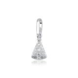Pingente prata 925 Nossa Senhora Aparecida mini