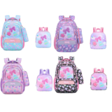 Kit Mochila 3 Peças Escolar Infantil Com Lancheira Térmica e Estojo Completo Espaçosa De Qualidade