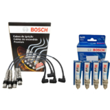 Kit Cabos + Velas Bosch Original Gol Polo Fox Spacefox Voyage 1.0 1.6 8v Flex