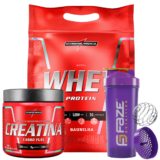 Kit Nutri Whey Refil 900g + Creatina CarboFuel 300g + Coqueteleira